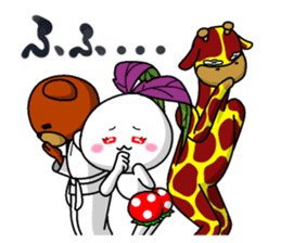Kinjisou Rabbit Kekke chan the 4th Xmas sticker #9057236