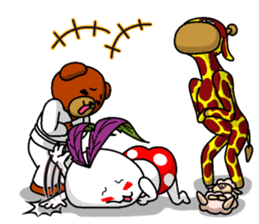 Kinjisou Rabbit Kekke chan the 4th Xmas sticker #9057238