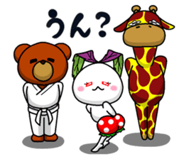 Kinjisou Rabbit Kekke chan the 4th Xmas sticker #9057239