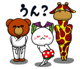 Kinjisou Rabbit Kekke chan the 4th Xmas sticker #9057239