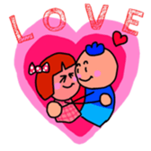 Pretty and colorful sticker sticker #9057191