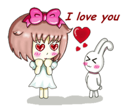 Lilly & Toby lovely couple (English) sticker #9058338