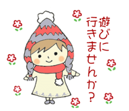 Easy-to-use sticker of girl! sticker #9058995