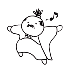 reaction of Japanese king called "Tono" sticker #9059280