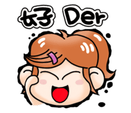 Mawei Kiki- (living it) sticker #9059419