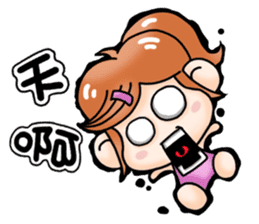 Mawei Kiki- (living it) sticker #9059421