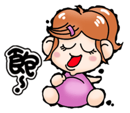 Mawei Kiki- (living it) sticker #9059433