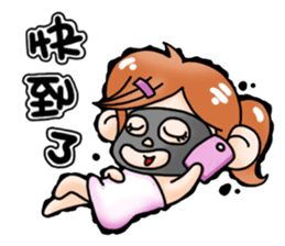 Mawei Kiki- (living it) sticker #9059455