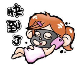 Mawei Kiki- (living it) sticker #9059455