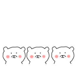 Adorable bears sticker #9059560