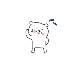 Adorable bears sticker #9059573