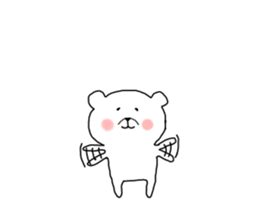 Adorable bears sticker #9059575