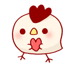 Chicken Heart Family sticker #9059816