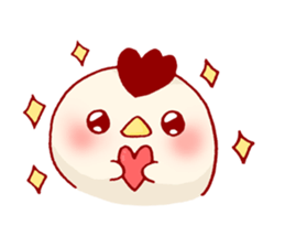 Chicken Heart Family sticker #9059817