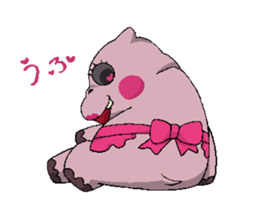 happy hippopotamus sticker #9060108