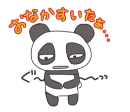 kawaii panda sticker sticker #9060256