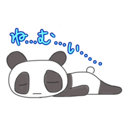 kawaii panda sticker sticker #9060277