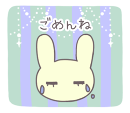 Pastel rabbit. sticker #9060499