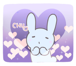 Pastel rabbit. sticker #9060515