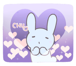 Pastel rabbit. sticker #9060515