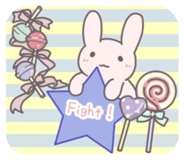 Pastel rabbit. sticker #9060525