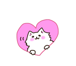 To important person Fluffy Cat sticker #9060607