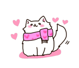 To important person Fluffy Cat sticker #9060612