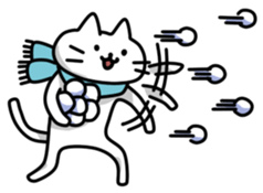 YOUKI na NEKO winter sticker #9060658