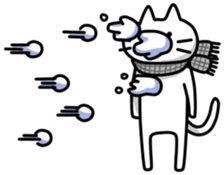 YOUKI na NEKO winter sticker #9060659