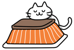 YOUKI na NEKO winter sticker #9060664