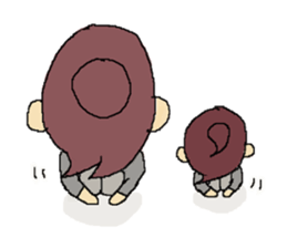 Cute girl but sweat sticker #9061102