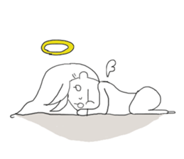 Cute girl but sweat sticker #9061110