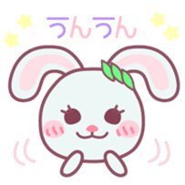 Chocolate bunny -Answer set- sticker #9061138