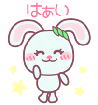 Chocolate bunny -Answer set- sticker #9061139