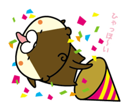 Negative otter. The third version. sticker #9061626