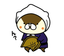 Negative otter. The third version. sticker #9061634