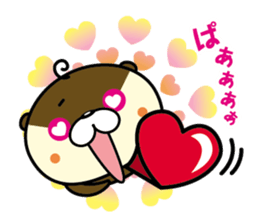 Negative otter. The third version. sticker #9061643