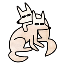 Sleepy Fox sticker #9061752