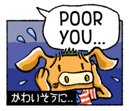Boar-kun's Useful Phrases with Japanese sticker #9061923
