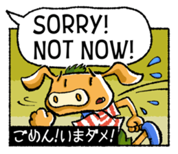 Boar-kun's Useful Phrases with Japanese sticker #9061927