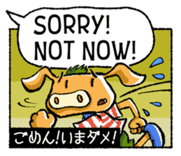 Boar-kun's Useful Phrases with Japanese sticker #9061927