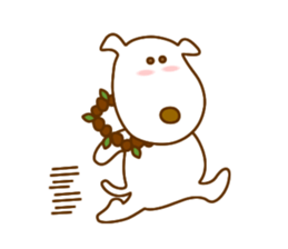 The dog which lives at Hawaii sticker #9062306