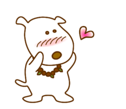 The dog which lives at Hawaii sticker #9062308