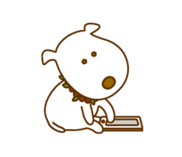 The dog which lives at Hawaii sticker #9062315