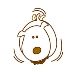 The dog which lives at Hawaii sticker #9062322