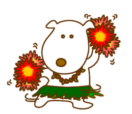 The dog which lives at Hawaii sticker #9062324