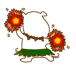 The dog which lives at Hawaii sticker #9062325