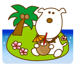 The dog which lives at Hawaii sticker #9062334