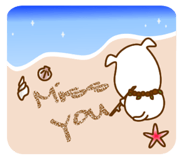 The dog which lives at Hawaii sticker #9062335