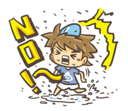 Dolphin MAN Happy partner sticker #9062388